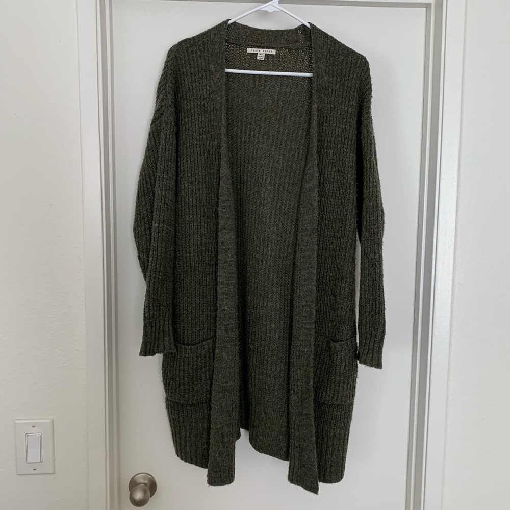Oversized Knit Cardigan Sweater